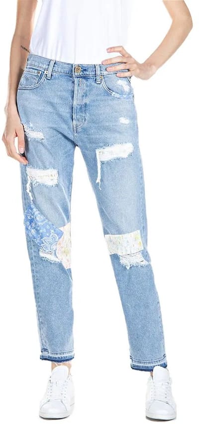 Replay Wa454t.000.519.21r Spijkerbroek Blauw 29 Vrouw