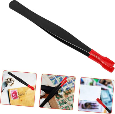 Roestvrijstalen Pincet - Precisie Tang - Precisiewerk Klussen - Comfortabele Handgreep - 12 cm Lengte - Multi