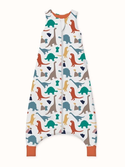SuperLove Merino Toddler Slaapzak - All Season - Dinosnores Small (76-95)