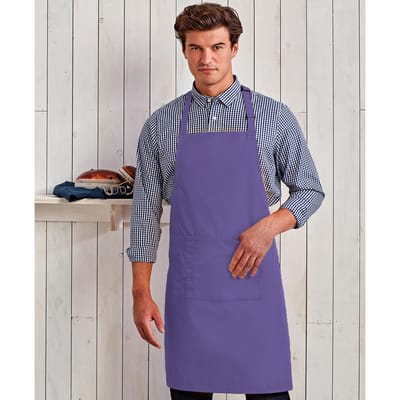 Premier Dames/Dames Kleuren Bipschort Met Zak / Werkkleding (Paars)