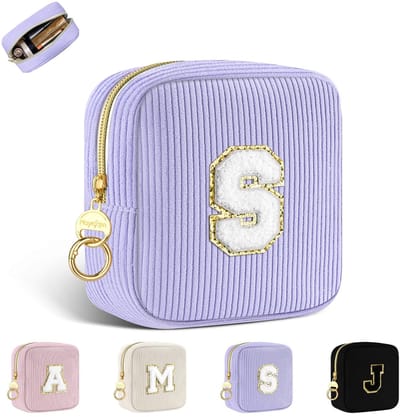Allecto - Make-uptas - Personaliseerbaar - Elegante mini-toilettas - Kleine cosmeticatas - Perfect als cadeau - Voor dames en meisjes