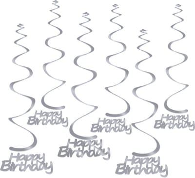 BTH – Slingers – Verjaardag Versiering – Feestversiering - Happy Birthday Slinger – Decoratie - Feest Artikelen - Zilver