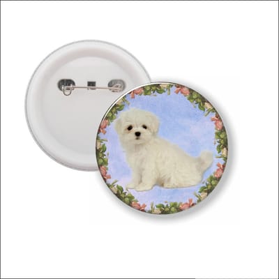 Button Met Speld - Hond