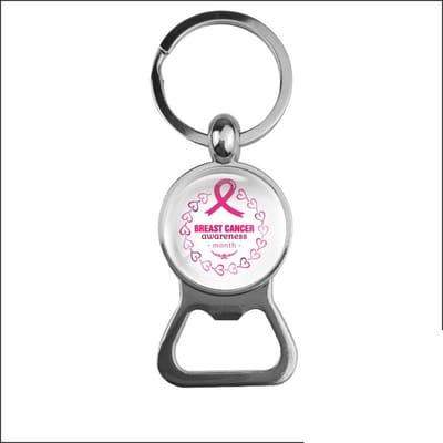 Bieropener Glas - Breast Cancer