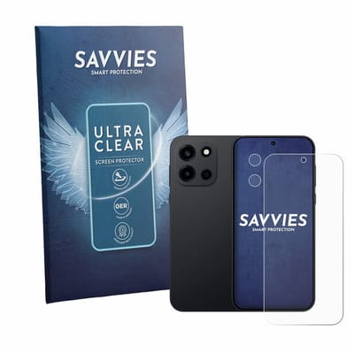 Savvies - Screenprotector voor OnePlus Nord 6 (Voor+Camera) - Folie Beschermfolie transparant 18 Stuks