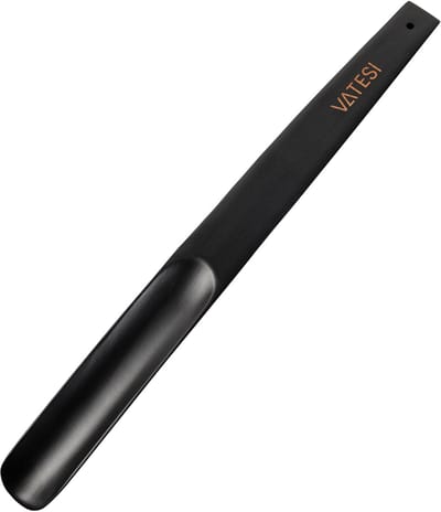 VATESI® Schoenlepel Lang - Schoentrekker van Hout - 38 CM - Zwart