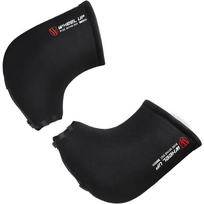 Mitaines de guidon de vélo de montagne par temps froid, gants de guidon d'hiver, gants chauffants pour les mains de cyclisme noir