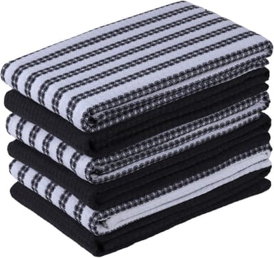 Set van 6 Grote Katoenen Keukendoeken - Zeer Absorberend en Sneldrogend