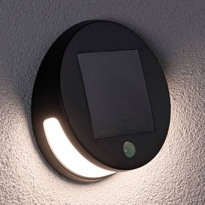 Solar LED-wandarmatuur voor buiten Helena Bewegingsmelder IP44 3000K 56lm Antraciet