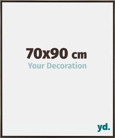Your Decoration - Fotolijst 70x90 cm - Kunststof - Antraciet - Evry