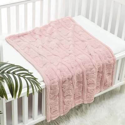 Dailygoods- Babydeken Ultrazacht - 100% Microfleece - Ademend Ontwerp - Lichtgewicht & Warm - Wasmachinebestendig - 75x100 cm