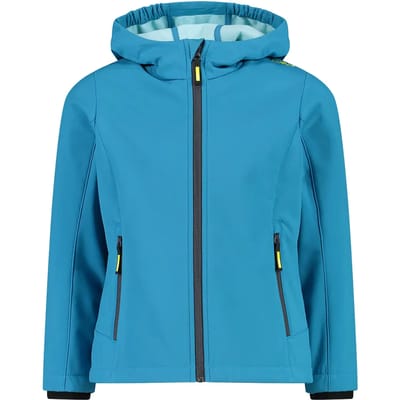 CMP Girls Fix Hoodie Softshell - Lake - Maat Kinder_EU 110