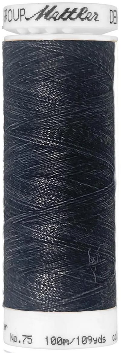Amann Mettler Denim Doc 75 gemeleerd grijs