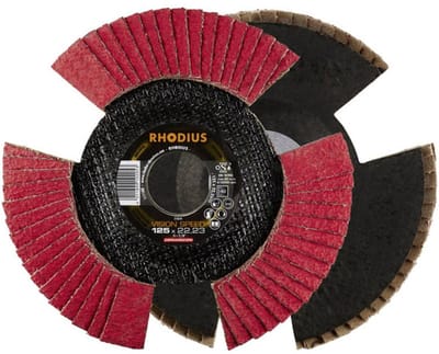 Rhodius 210647 VISION SPEED Lamellenschijf Diameter 125 mm Boordiameter 22.23 mm RVS 1 stuk(s)