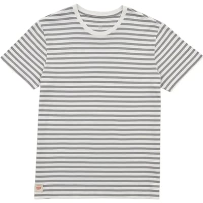 Globe Horizon Striped T-shirt Met Korte Mouwen Wit XS Man