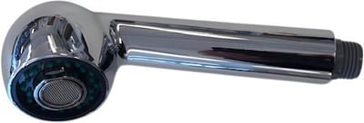 De keukenkraan is voorzien van een verchroomde handdouche met een universele 20 mm-aansluiting.