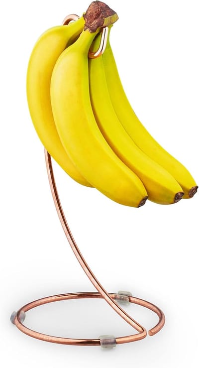 Famanu – Kleurrijke bananenbox – Kunststof bananentrommel en lunchcontainer – Geel – Ideaal voor kinderen
