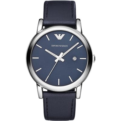 Emporio Armani AR1731 Blauw Wijzerplaat Herenhorloge