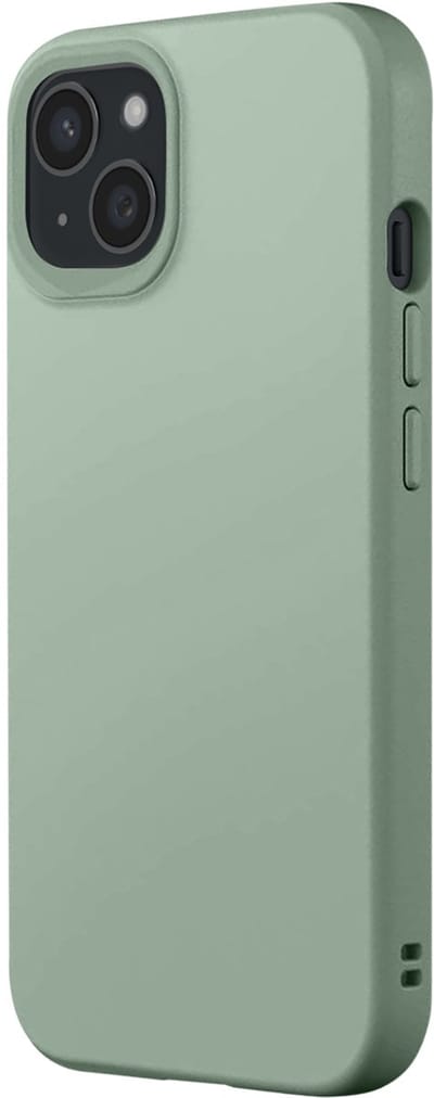 Rhinoshield, Hoesje Geschikt voor Apple iPhone 15 Model SolidX Compatibel met Draadloos Opladen, Saliegroen