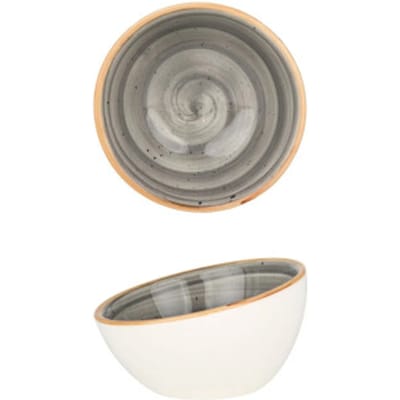 Bonna Serveerschaal - Aura Space - Porselein - 8 cm (60cc) - set van 2