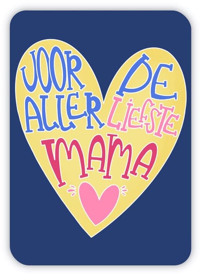 Duurzame Moederdagkaart A6 | Voor de allerliefste mama | Moederdag | Mama | Wenskaart | Gerecycled