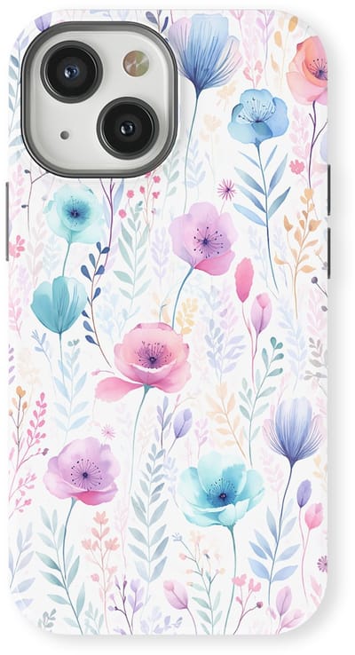 Bloemen Design Hoesje geschikt voor iPhone 13 Mini | Flower Print Tough Case met Mag | Shockproof | Bloemen Motief Backcover geschikt voor iPhone 13 Mini Blooming Dream