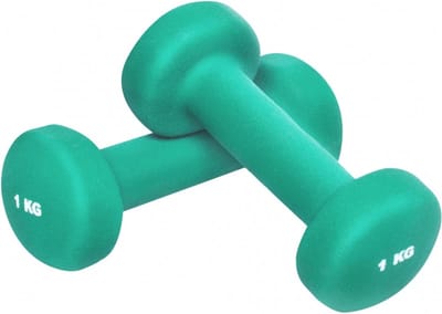 Gorilla Sports Dumbellset - Halterset - Aerobics - Vinyl - 2 kg (2 x 1 kg)