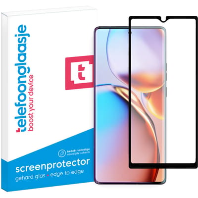 Motorola Edge 40 Pro screenprotector gehard glas Edge to Edge