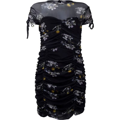 AllSaints Giorgia Eugenia Dres Black Maat: 44 | Mini Jurken Outlet | Dames | Zwart