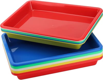 Kleurige Plastic Activiteitenschalen voor Kunst en Ambachten - Set van 15, Ideaal voor DIY Projecten, Schilderen en Creatieve Activiteiten