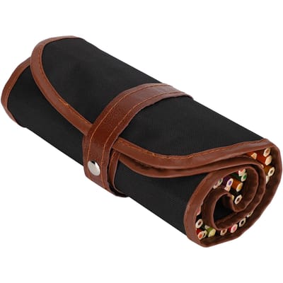 Crayons de couleur 48 Couleurs à l'eau Sac en toile de peuplier Set de peinture Secret Garden Étudiant Adulte black