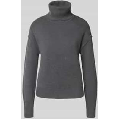 Relaxed fit coltrui met breistructuur