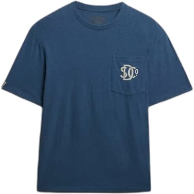 Superdry - The Merchant Store - T-shirt met grafische borstzak - Heren - T-shirts