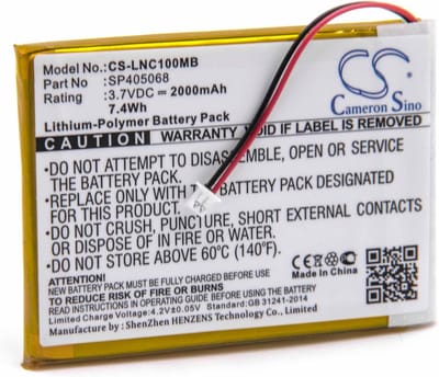 Vervangende Accu - Babyfoon Batterij - Babykamer Bewaken - Hoge Capaciteit - 2000 mAh 3.7V