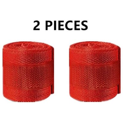 2 rollen 3M katoenen boksbandage, sportbandage, sanda handschoenen, MMA handwraps, riemwraps, bandage voor wedstrijden Red 3M red