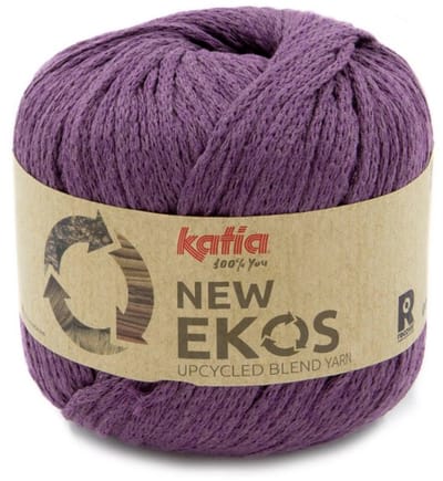 Katia New Ekos - 116 donker heide - Gerecycled Polyester/Katoen Garen