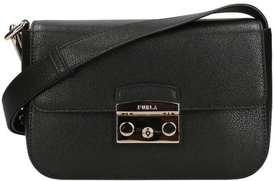 Furla Kleine Schoudertas / Crossbodytas Leer - Metropolis - Zwart