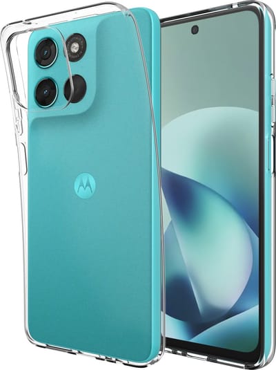 Just in Case hoesje geschikt voor Motorola Moto G57 / G57 Power / G67 Power Hoesje Siliconen - Flexibele Case - Transparant