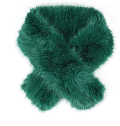 Bontsjaal - Fake Fur - Groen - Vastelaovend - Carnaval - Fluffy - Doortrek Sjaal