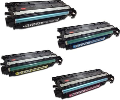 Toners Geschikt Voor HP 648A / 648X | Multipack Van 4 Stuks Geschikt Voor LaserJet Enterprise CP4525dn - CP4525n - CP4525xh - CP4520dn - 4520n - CP4525dn - 4525n 4525xh - 649X - CE260X - 648A - CE261A - CE262A - CE263A
