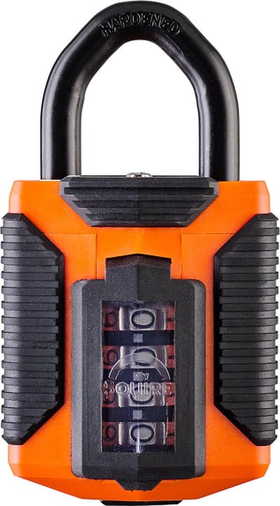 Squire CP50/ATLO - Hangslot - Cijferslot - Weerbestendig - Robuust slot met wielafdekking - All Terrain Lock - 50 mm