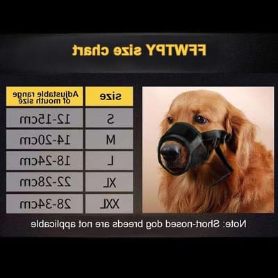 Hondenmuilkorven - Mondbescherming Hond - Veilig Wandelen - Ademend en Drinkbaar - XL (2 stuks) - Zwart Blauw
