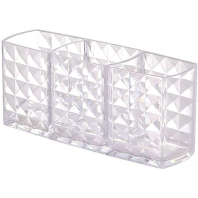 1PC Heldere Acryl Make-up Kwast Houder Bureau Cosmetische Organisator Lippenstift Kwast Opslag Houder schoon