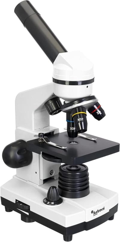 Kinder Microscoop - Educatieve Verrekijker - Natuur Ontdekken - Boven en Onder LED - 22.5 x 36.5 x 14.5 cm