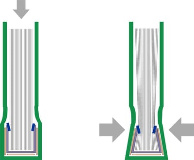 Esselte Leitz ImpressBIND - Feste Schutzhülle - A4 (210 x 297 mm) - 210 Blätter - Matt Leinen schwarz - für Leitz impressBIND 280 (7395-00-95)