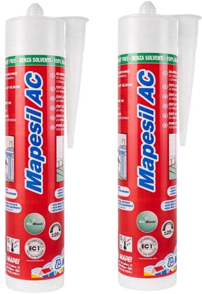 Mapei Mapesil AC 310ml Cementgrijs No 113 2 stuks