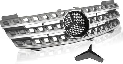 Grill MERCEDES W164 05-08 ZILVER CHROOM