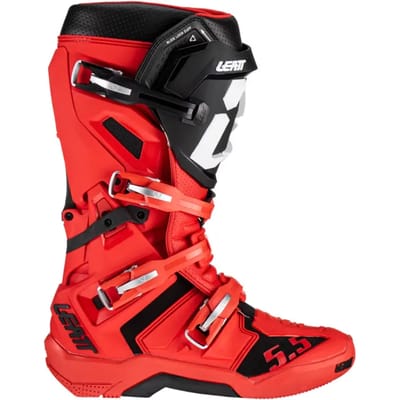 Leatt 5.5 FlexLock Zwart Rood Crosslaarzen - Laars