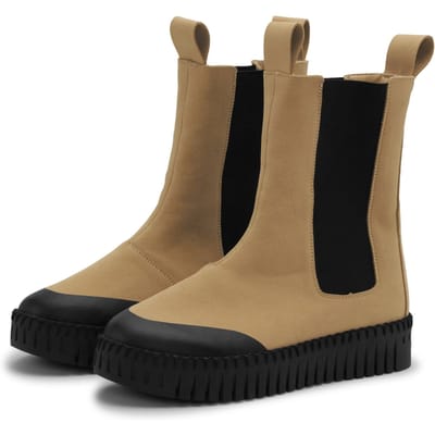 Ilse Jacobsen Tulip6298 Chelsea Boots Latte Black Maat: 36 | Laarzen Outlet | Dames | Zwart