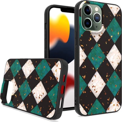 ZT Silicone telefoonhoesje met print Geschikt voor: iPhone 14 Plus - Ultra Diamonds - ZT Accessoires